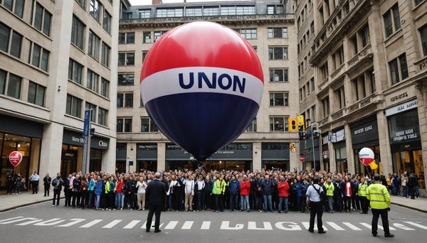 Ballon géant pour syndicat : captez l'attention facilement !